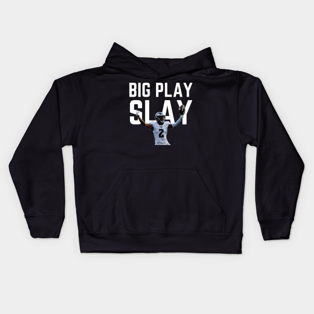 Big Play Slay - Darius Slay (White) Kids Hoodie by SportCulture